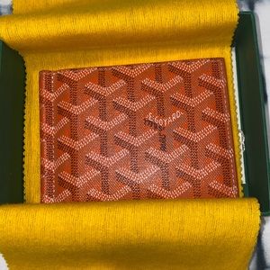 GOYARD Saint Thomas Money Clip Wallet (black/brown)- BRAND NEW